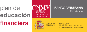 Logo del Plan de educación financiera, CNMV, Banco de España y Gobierno de España 